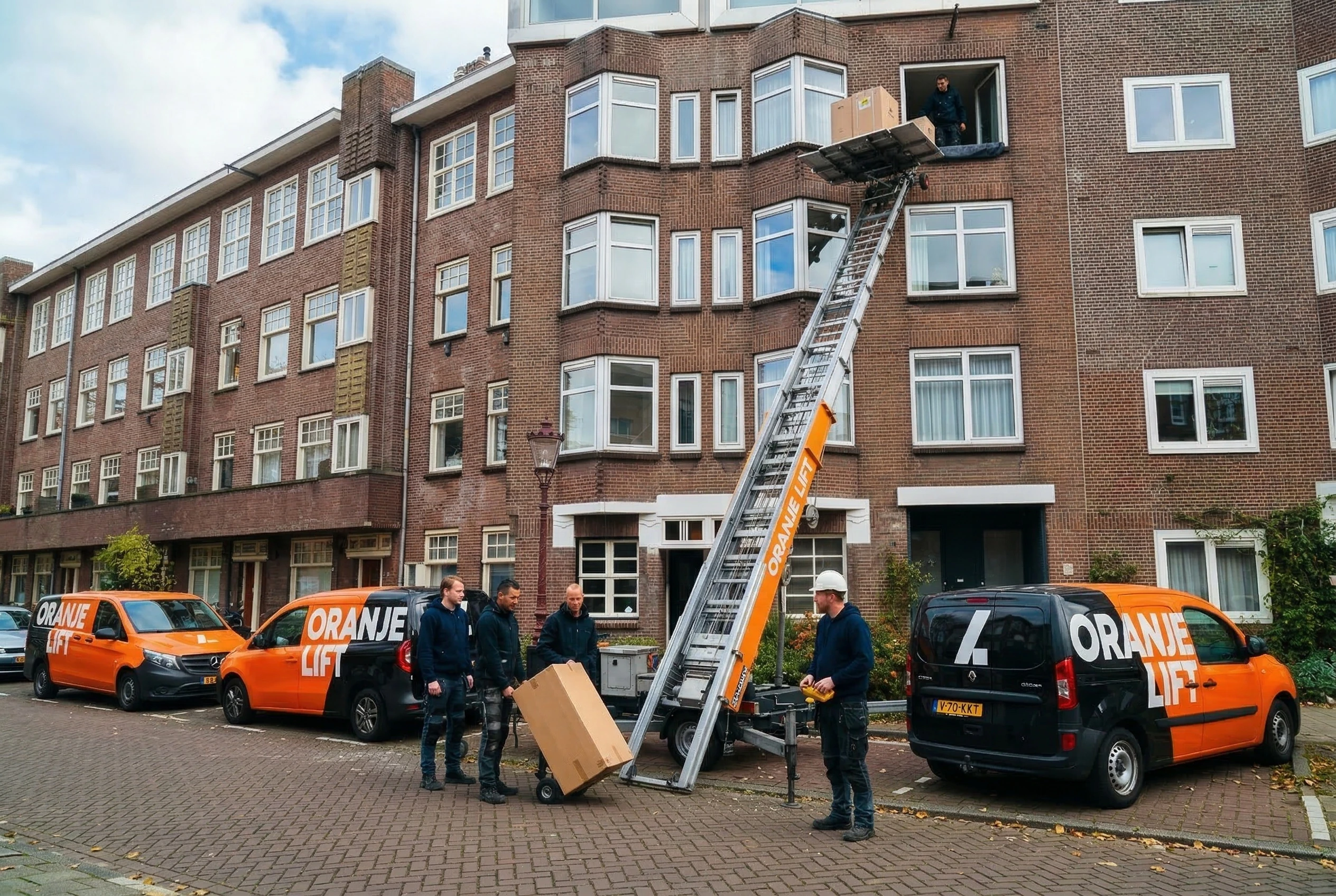Verhuislift bij hoogbouw Maassluis